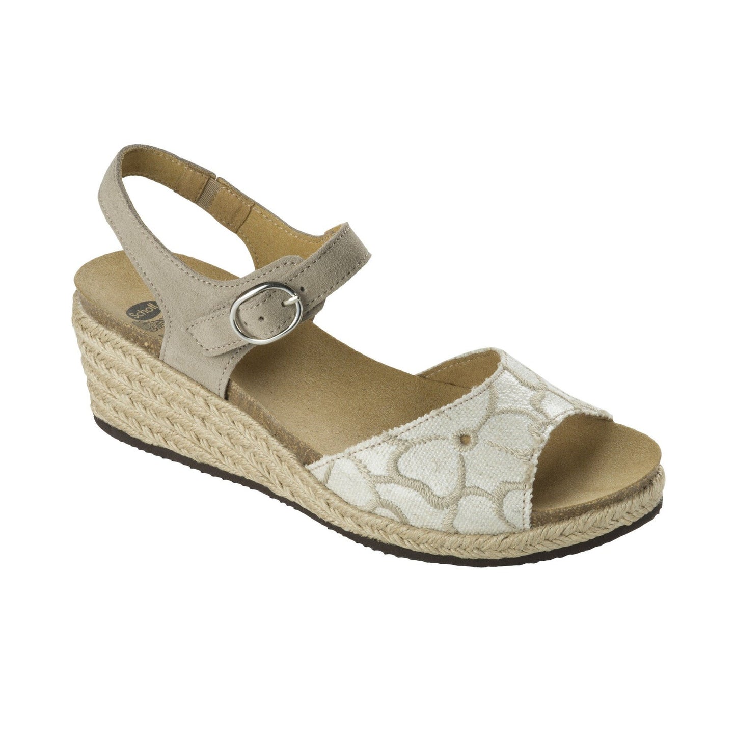 Scholl Espadrille Galyn Taupe Naturel Taille 36 1 Par