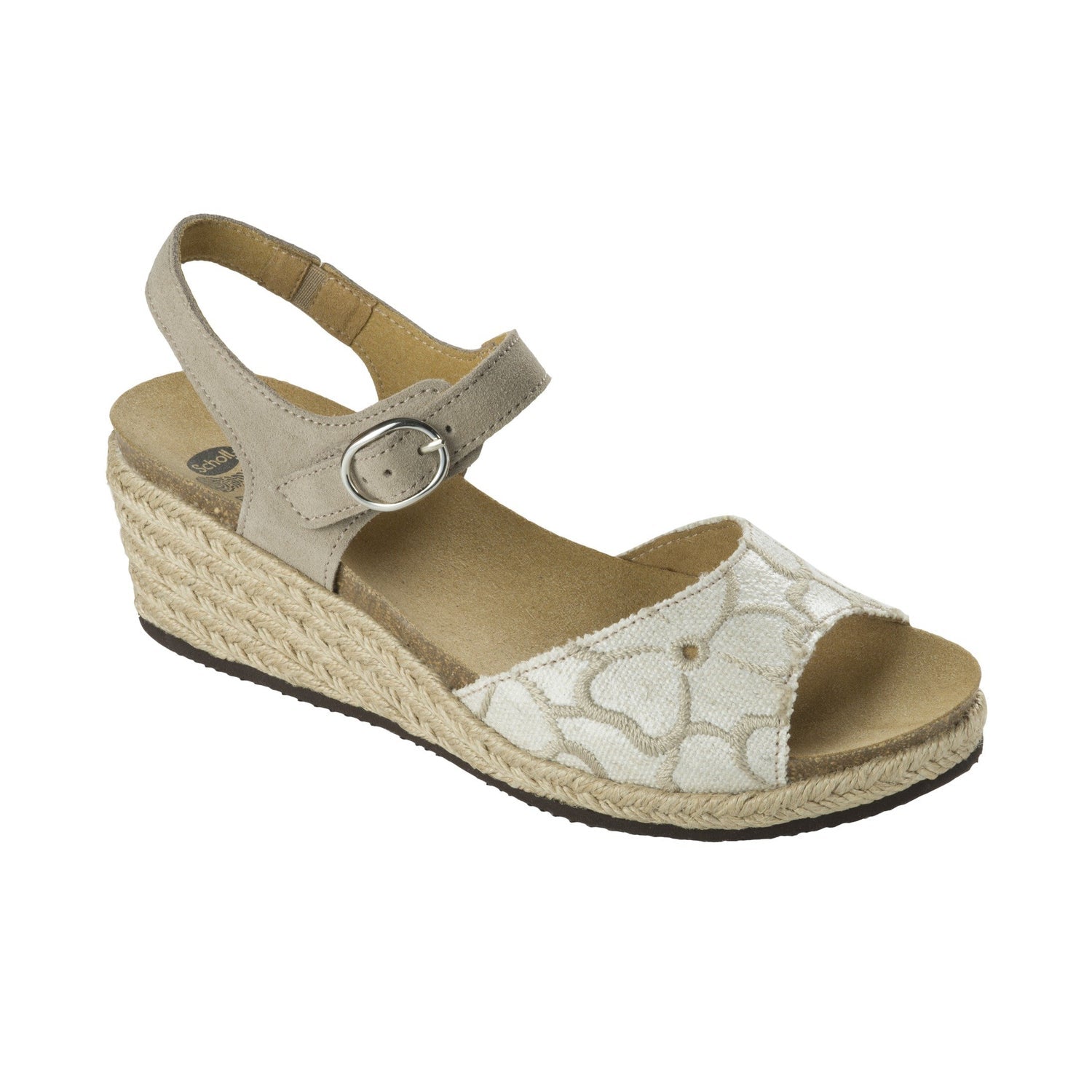 Scholl Espadrille Galyn Taupe Naturel Taille 36 1 Par