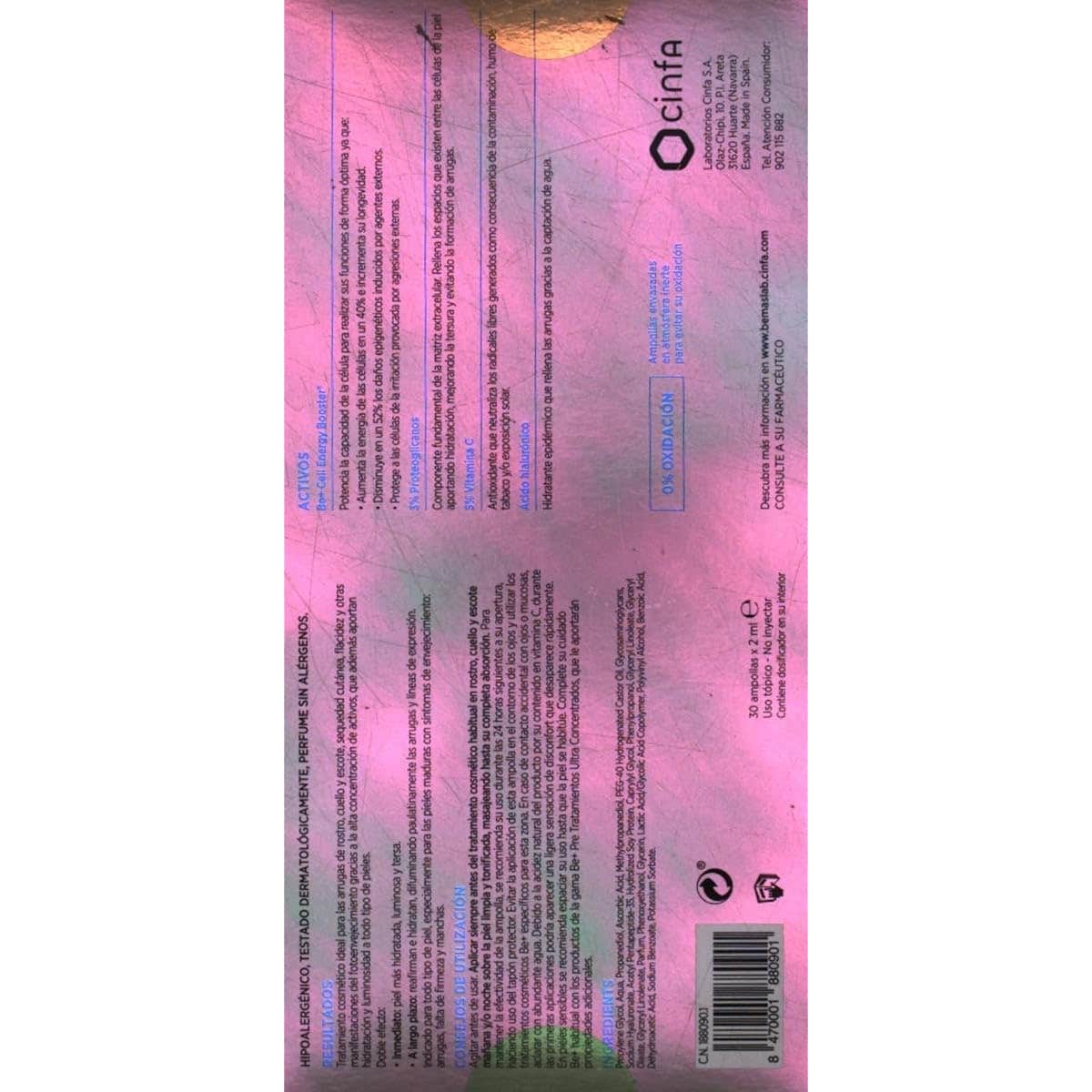 Be+ Ampollas Proteoglicanos Energifique 30x2ml