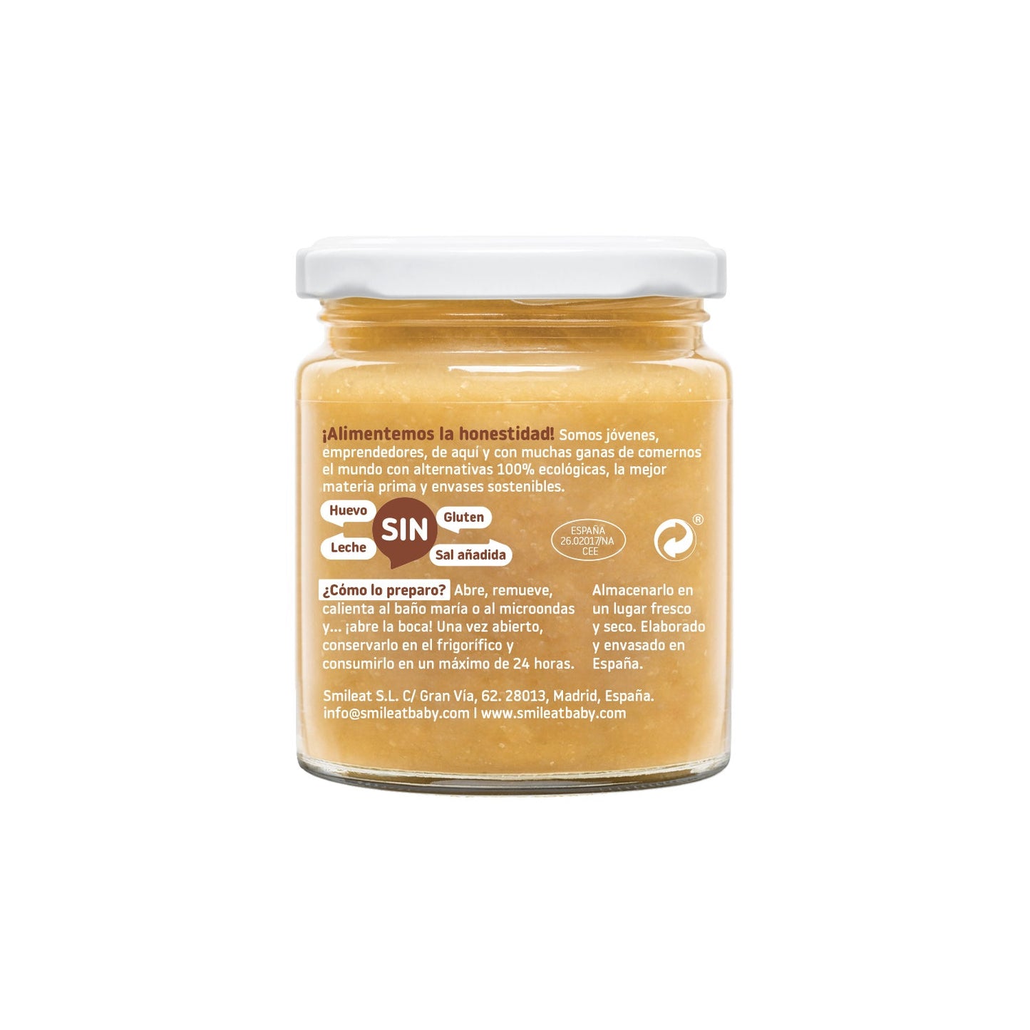 Smileat Tarrito Ecológico de Pollo con Arroz 230g