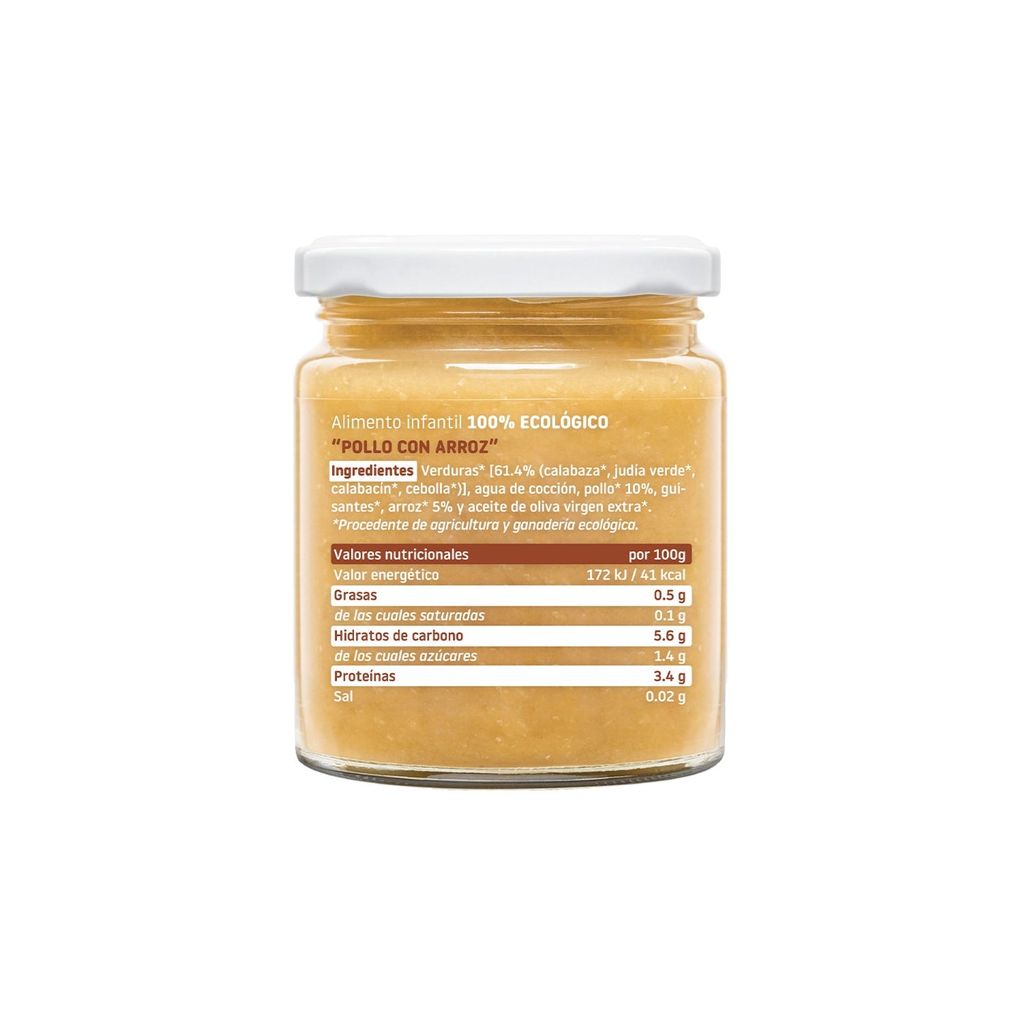 Smileat Tarrito Ecológico de Pollo con Arroz 230g