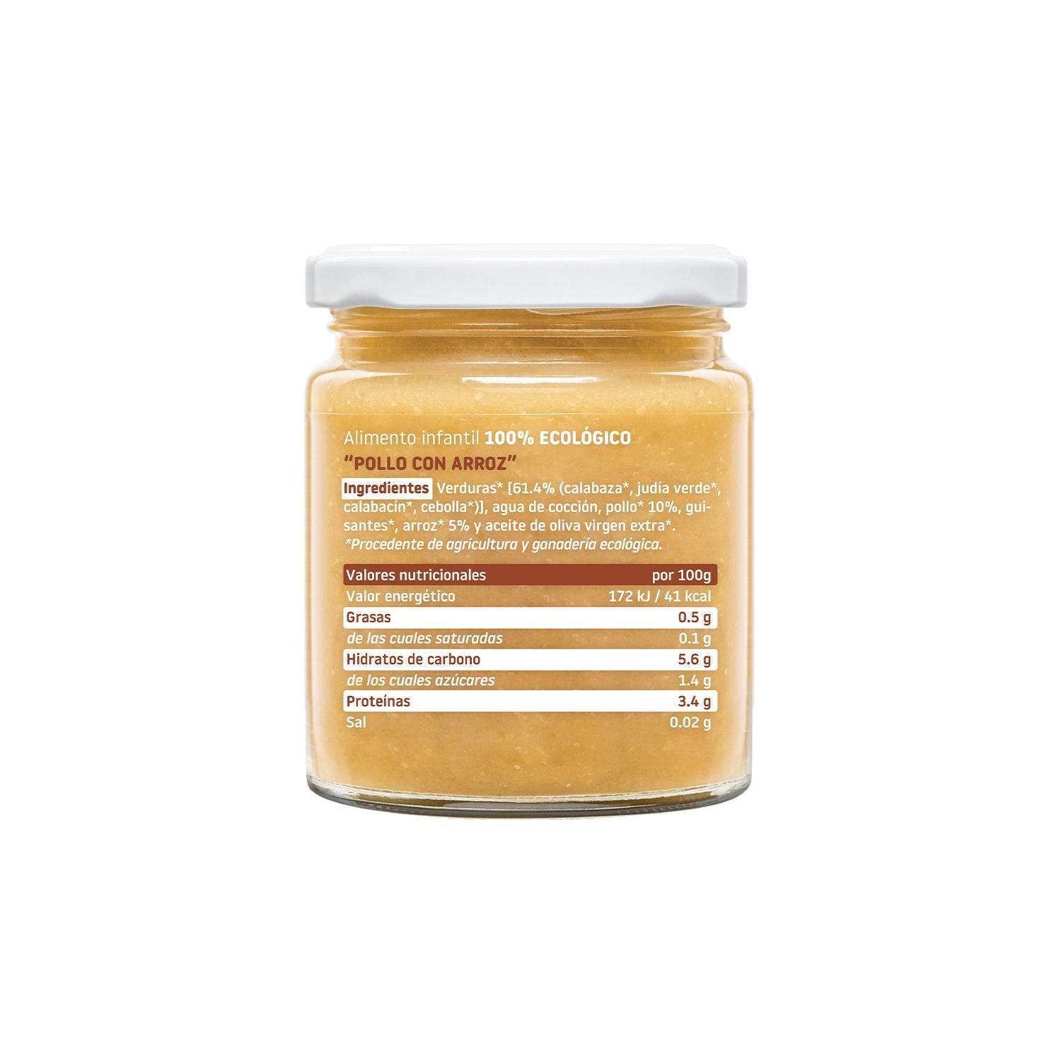 Smileat Tarrito Ecológico de Pollo con Arroz 230g