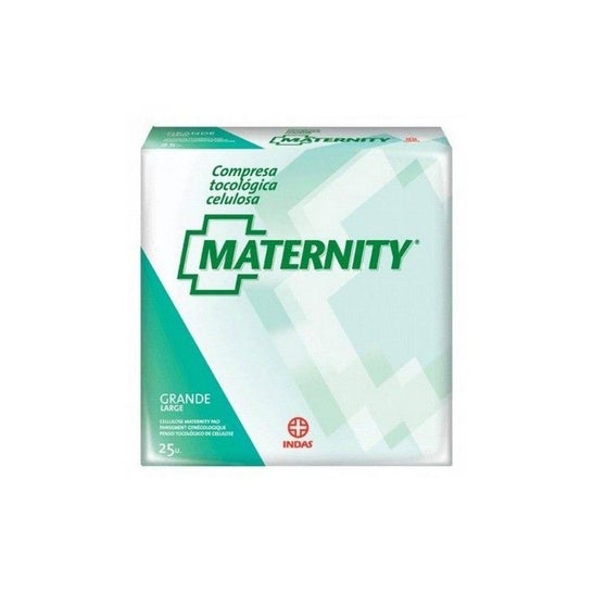 Indas Maternity compresa tocológica de celulosa 25uds