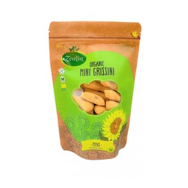 Zealia Mini Grissini Pipas de Girasol Bio Sin Gluten Vegan 75g