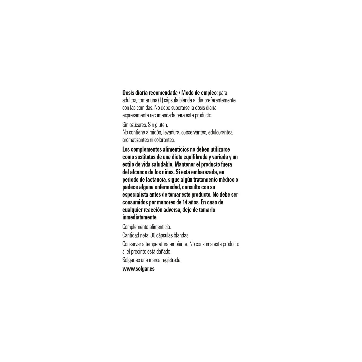 Solgar Astaxantina 5mg 30 perlas