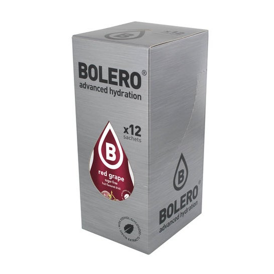 Bolero Preparado Para Bebida Sabor Uva Roja 12 sobres