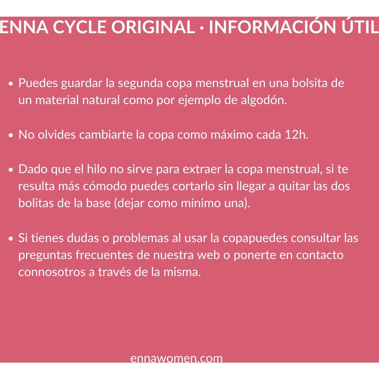 Enna Cycle copa menstrual T-L 2uds