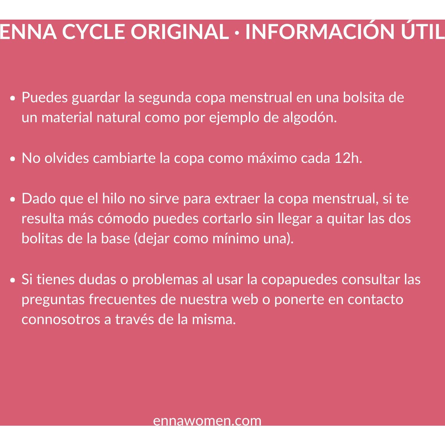 Enna Cycle copa menstrual T-L 2uds