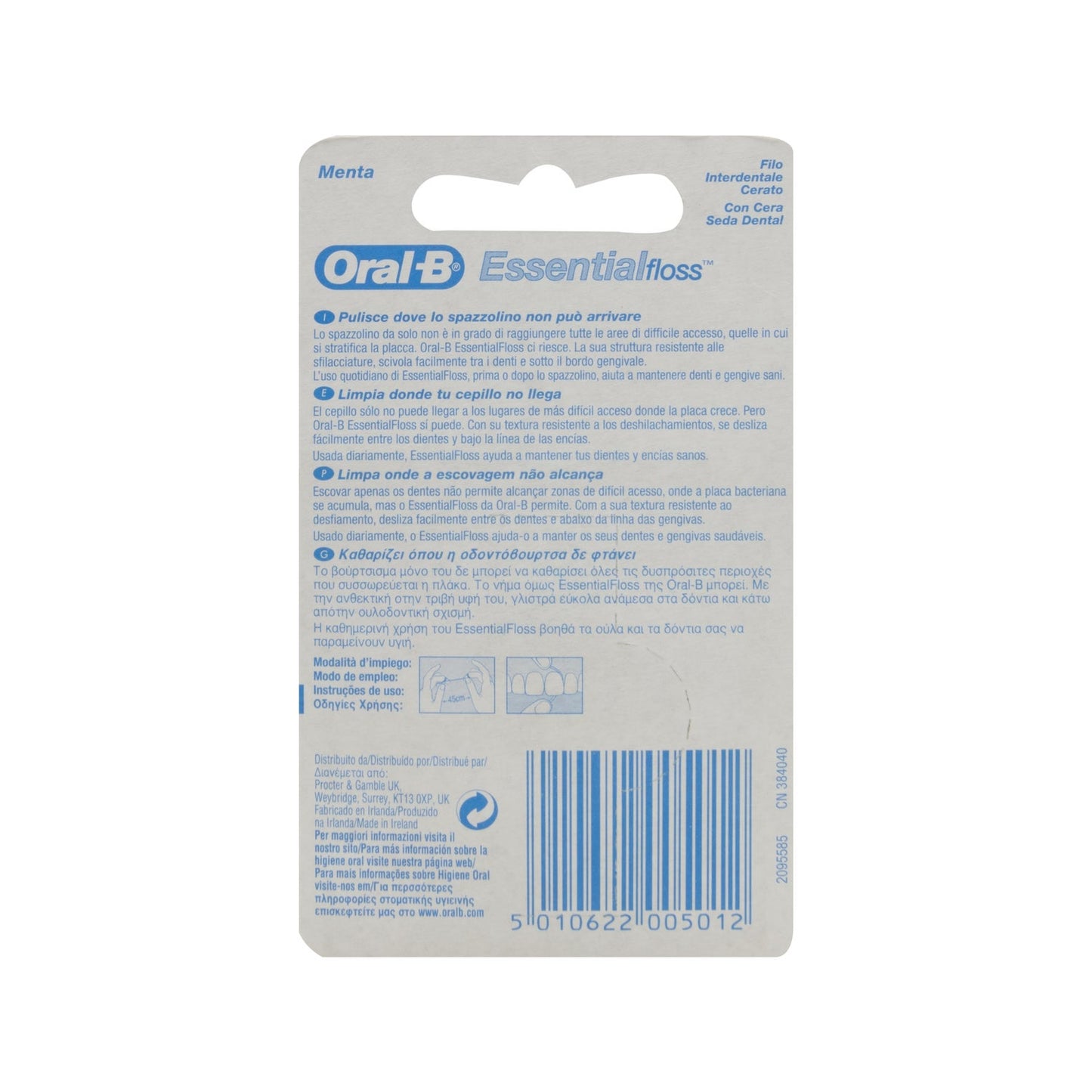 Oral-B Essential Floss seda dental con cera menta 50m 1ud