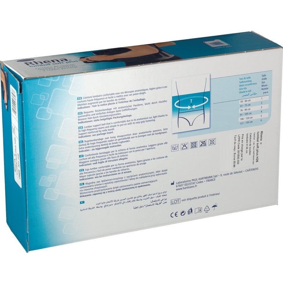 Rhena Lumbal Soft + T1 Negro 1uds
