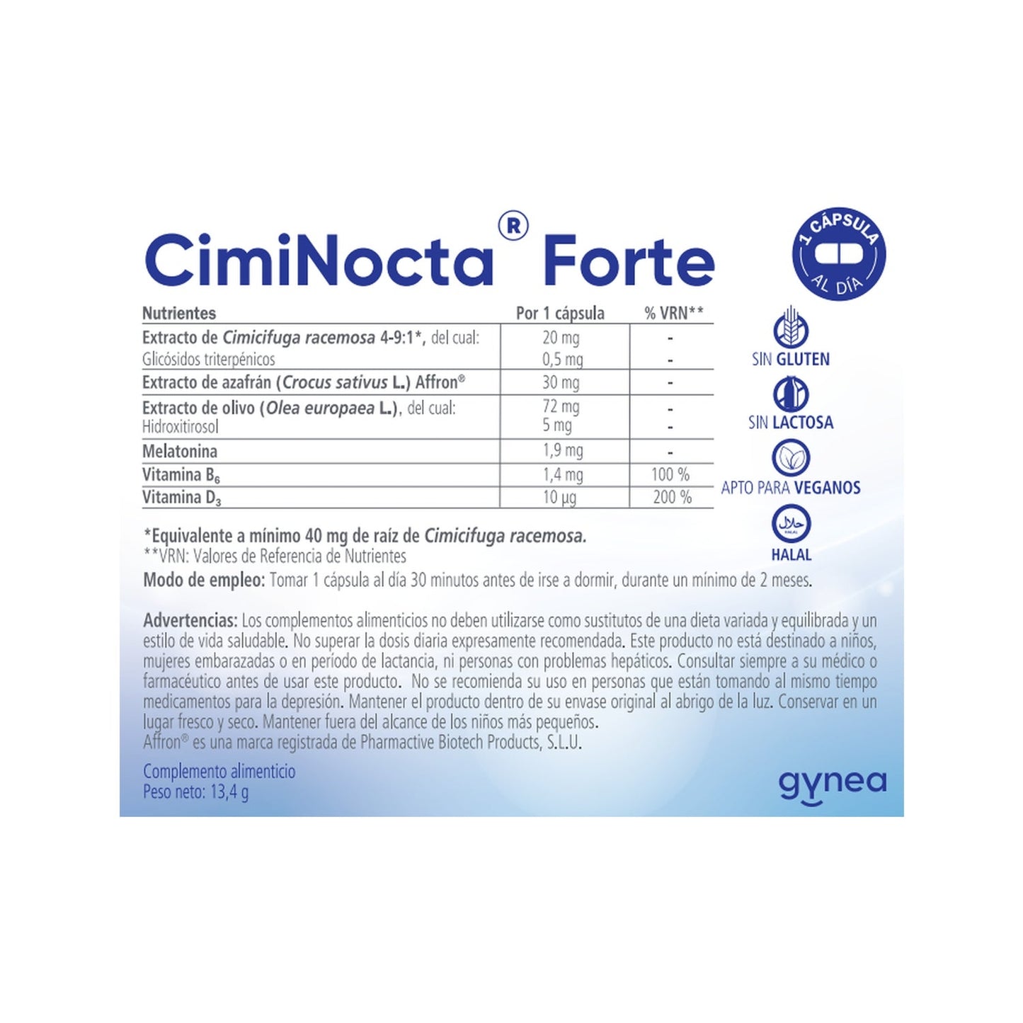 Gynea CimiNocta Forte 30caps