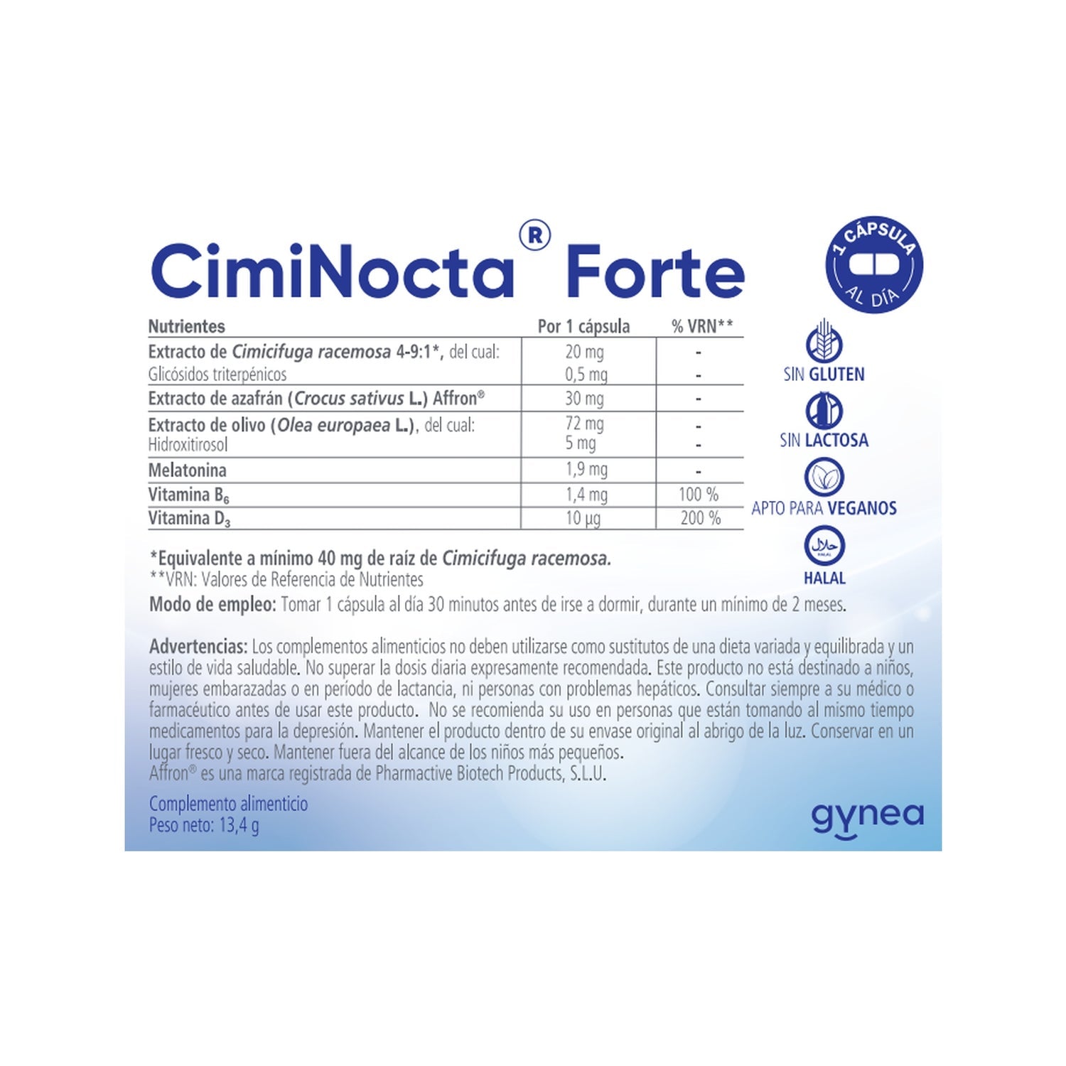 Gynea CimiNocta Forte 30caps