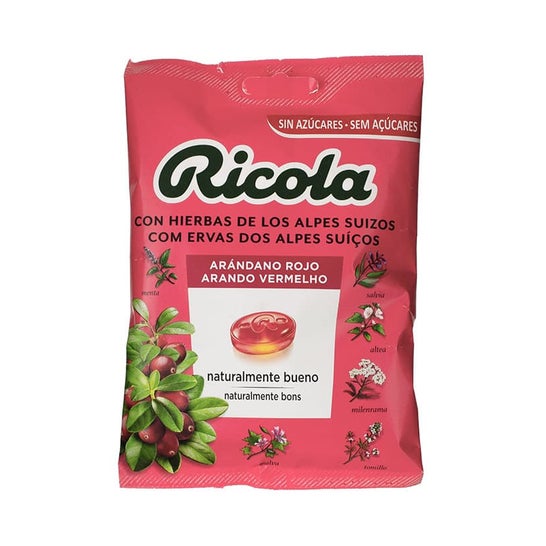 Ricola Caramelos Arándanos Rojos Bolsa 70g