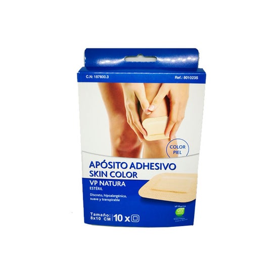 Vp Natura Apósito Estéril Adhesivo 10cmx8cm Color Piel 10uds