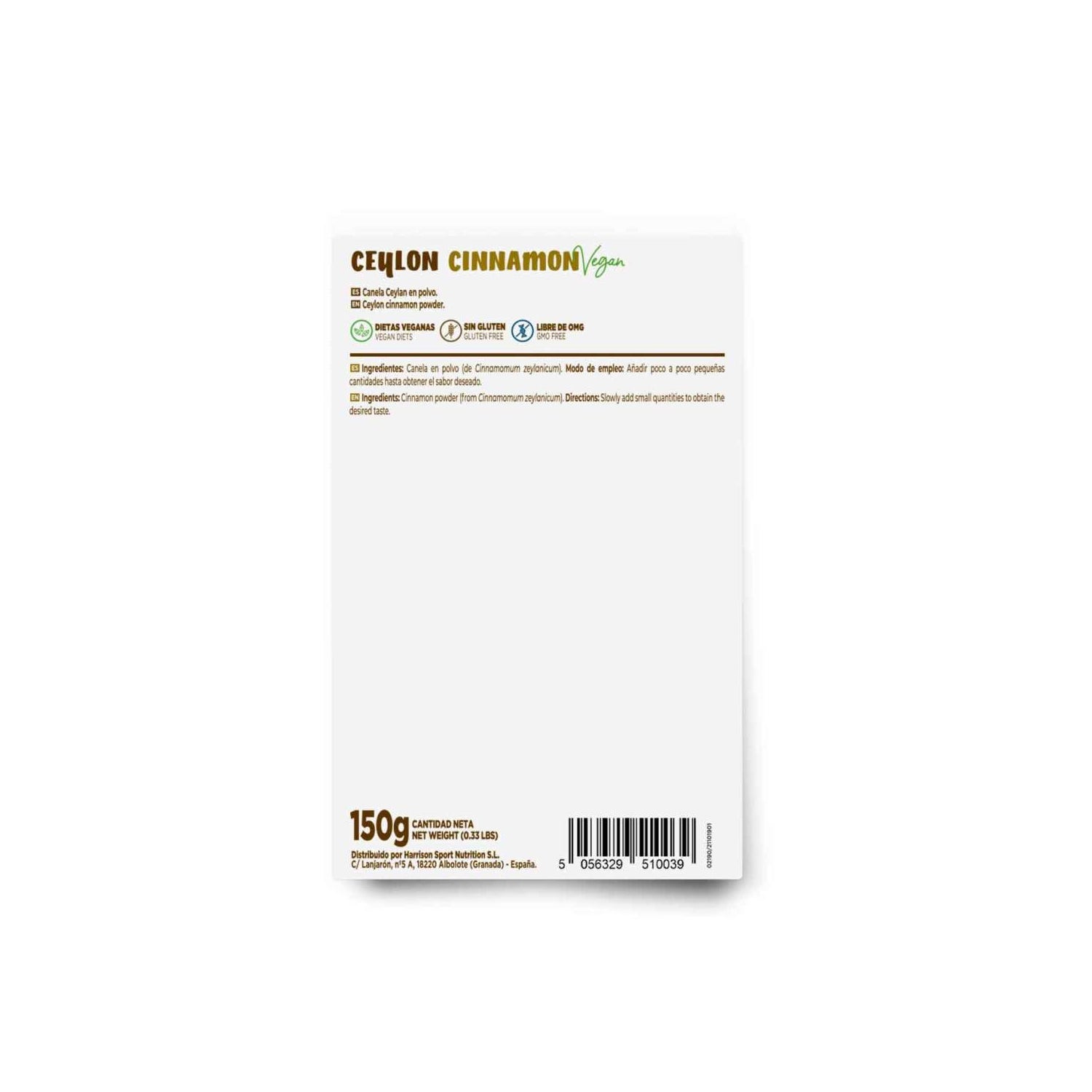 HSN Canela Ceylan en Polvo 150g