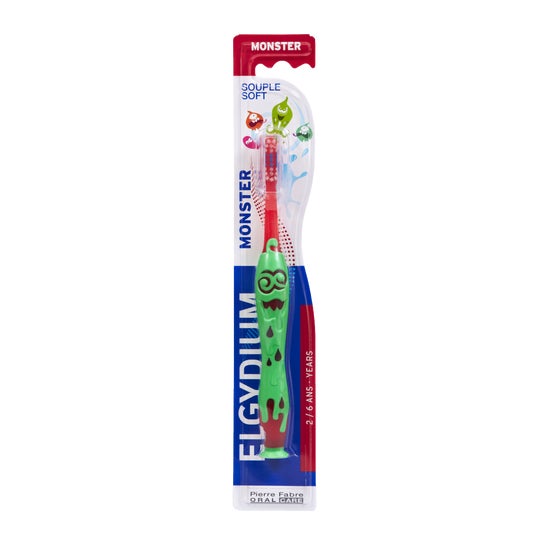 Elgydium Kids Monster Cepillo de Dientes Suave 2-6 Años 1 ud