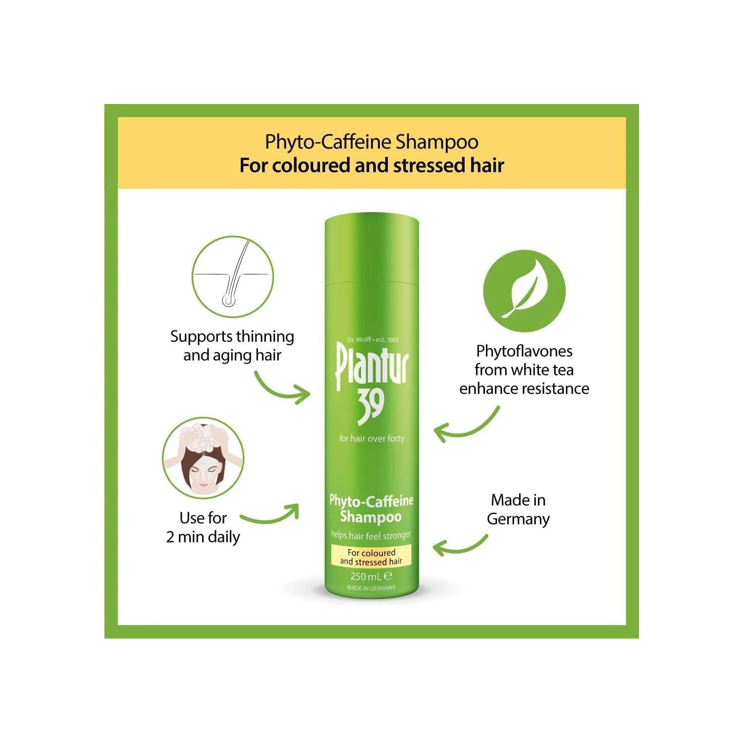 Plantur39 Phyto-Caffeine Champú Cabellos Teñidos 250ml