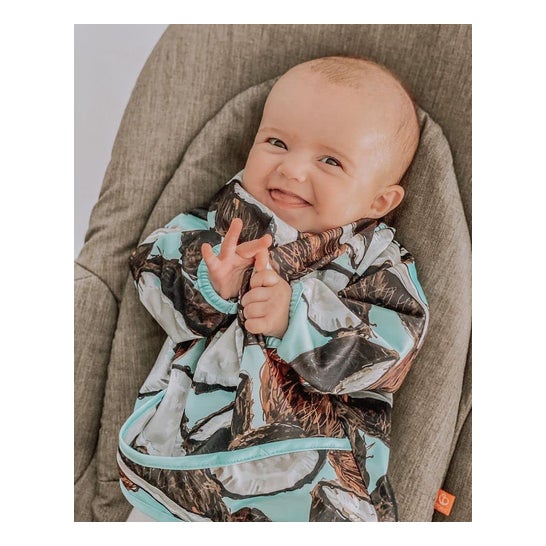 Twistshake Babero Impermeable Manga Larga Estampado Cocos 1ud