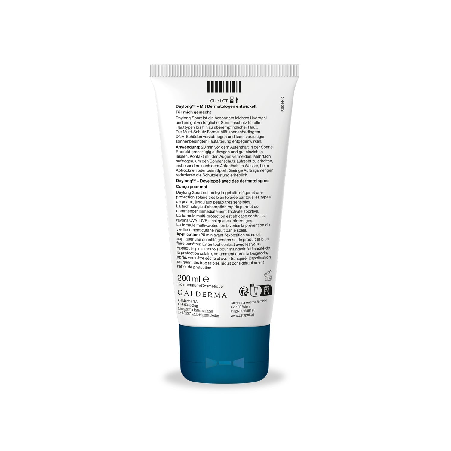 Daylong Sport Crème-Hydrogel extra légère SPF 50+ 200ml