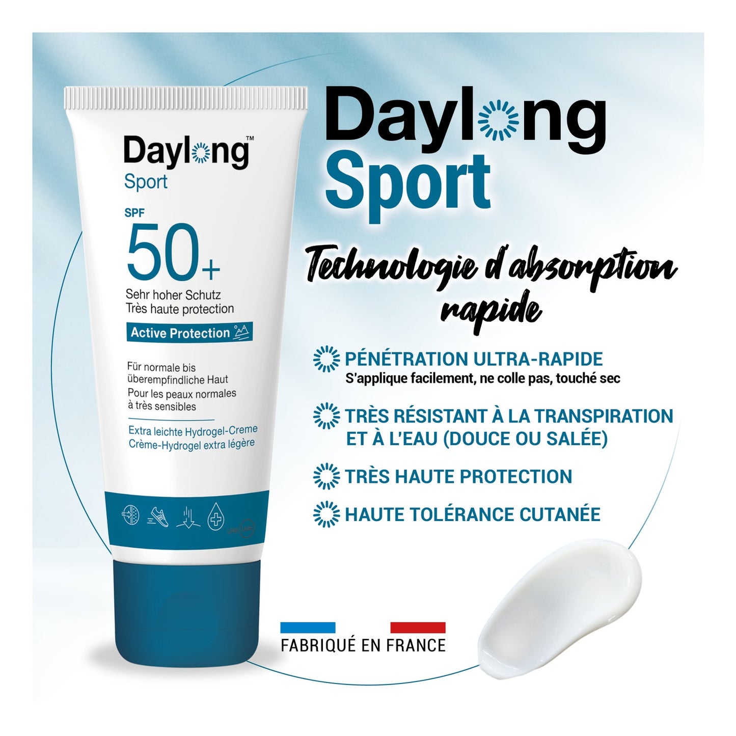 Daylong Sport Crème-Hydrogel extra légère SPF 50+ 200ml