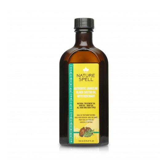 Nature Spell Aceite Castor Semilla Negra Jamaiquina Romero 150ml