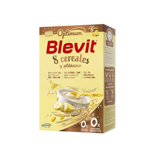 Blevit® Optimum 8 Cereales + Plátano 250g