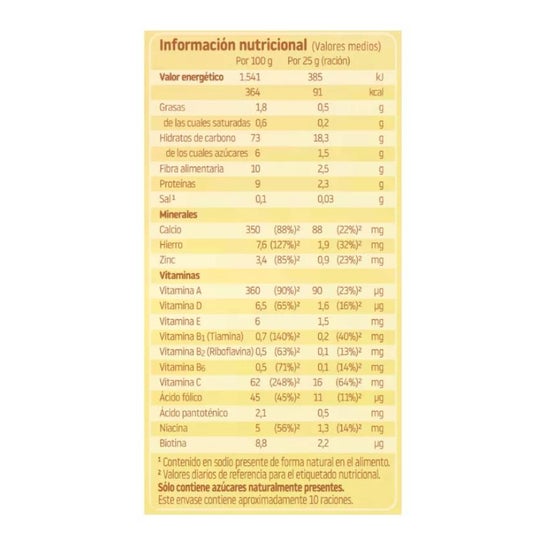 Blevit® Optimum 8 Cereales + Plátano 250g