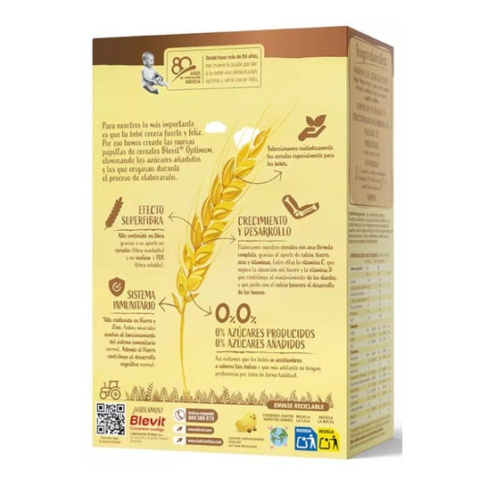 Blevit® Optimum 8 Cereales + Plátano 250g