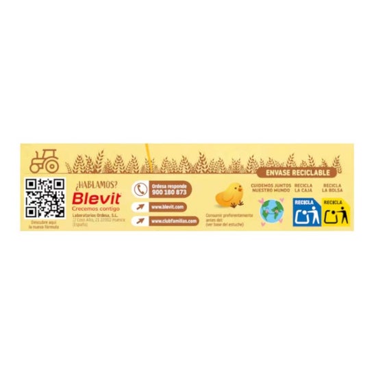 Blevit® Optimum 8 Cereales + Plátano 250g