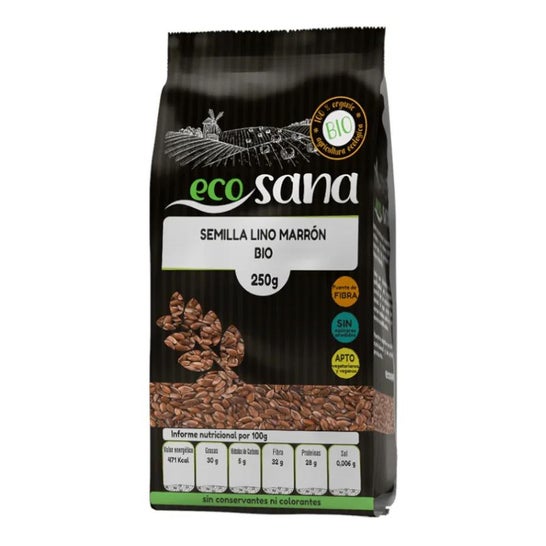 Ecosana Semilla Lino Marrón Bio 250 g