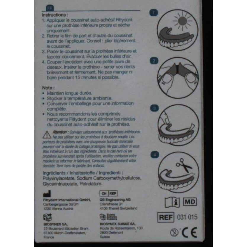 Fittydent Pro Tampón Adhesivo 15uds
