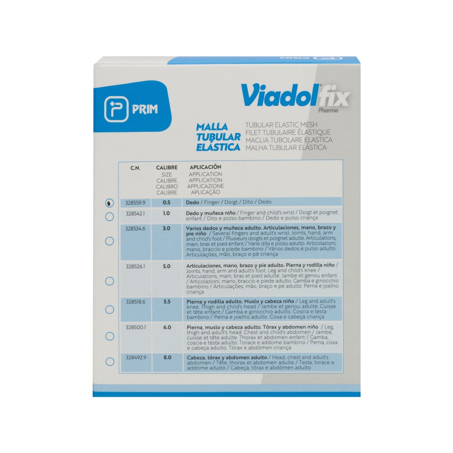 Viadolfix venda tubular malla elástica 3m N-05 1ud