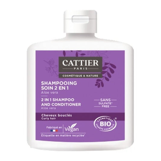 Cattier Champú Cuidados 2 en 1 Pelo Rizado 250 ml