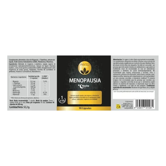 Phytofarma Menopausia Noche 90caps