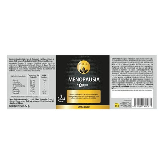 Phytofarma Menopausia Noche 90caps