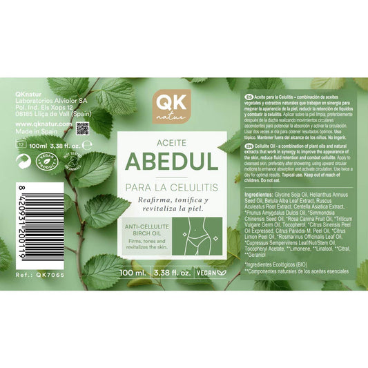QKnatur Aceite de Abedul Celulitis 100ml