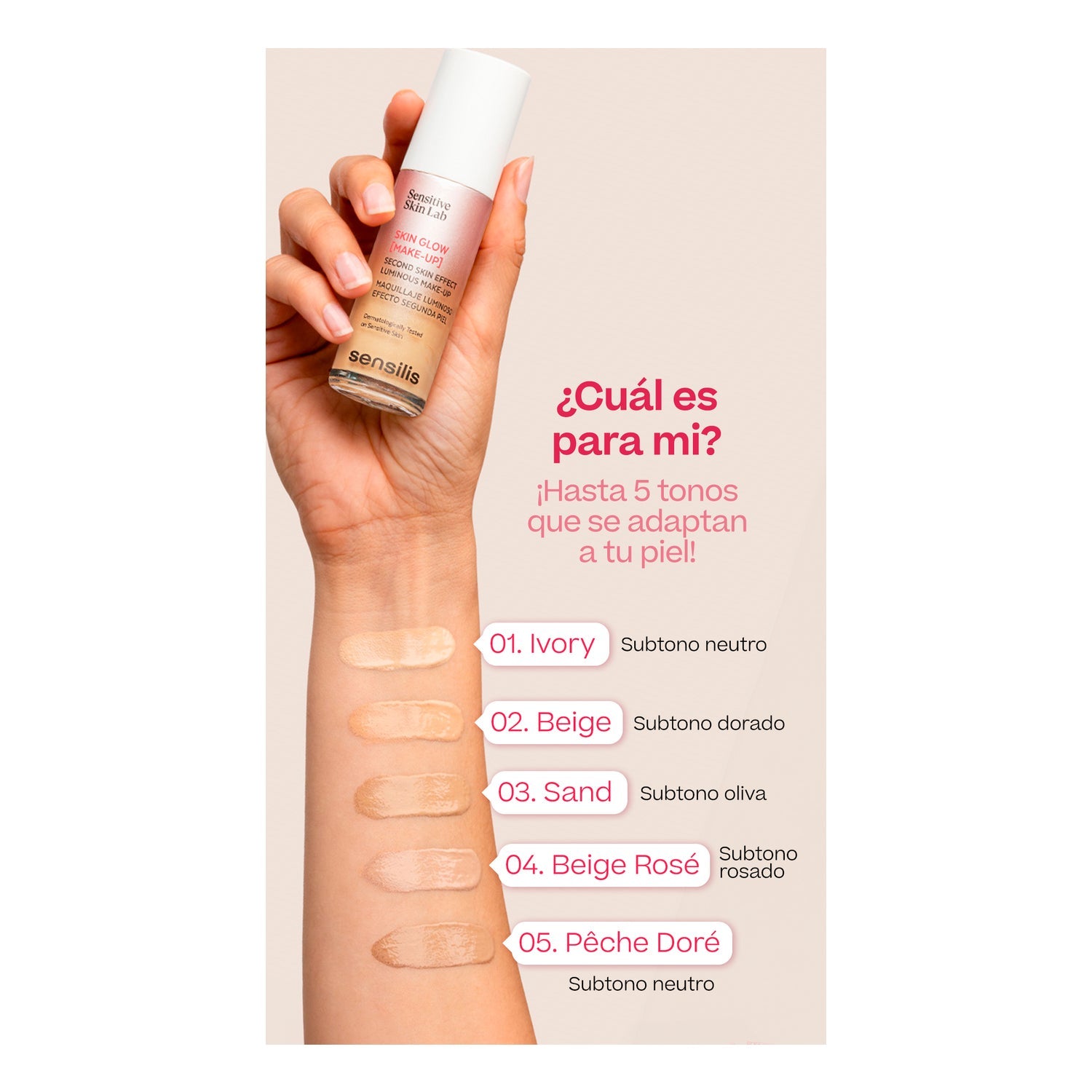 Sensilis Skin Glow [Make-up] Maquillaje Luminoso Efecto Segunda Piel 03 Sand 30ml
