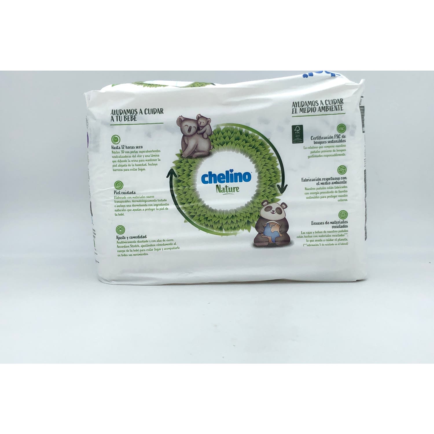 Pañales 4-10 kg Chelino Nature 36 unidades