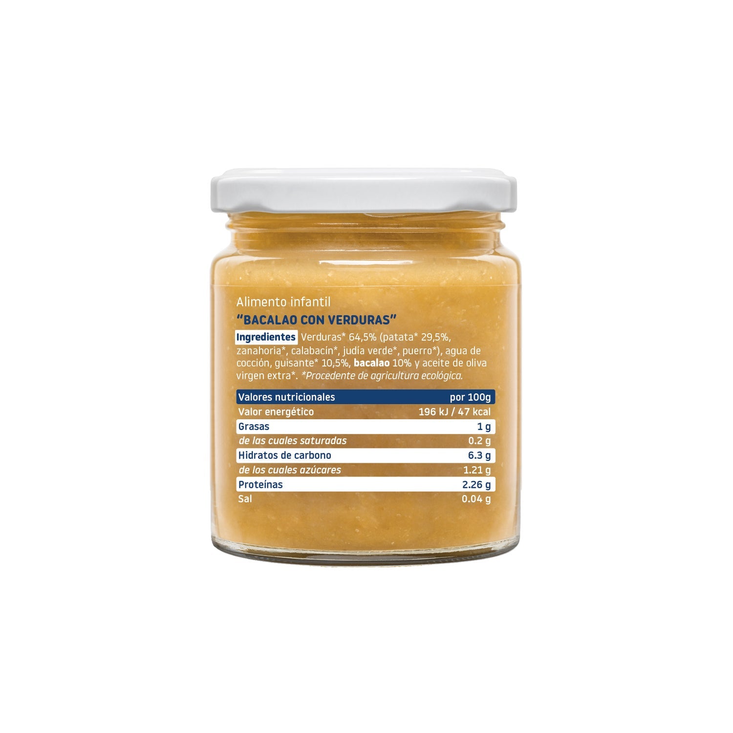 Smileat Tarrito Ecológico de Bacalao con Verduras 230g