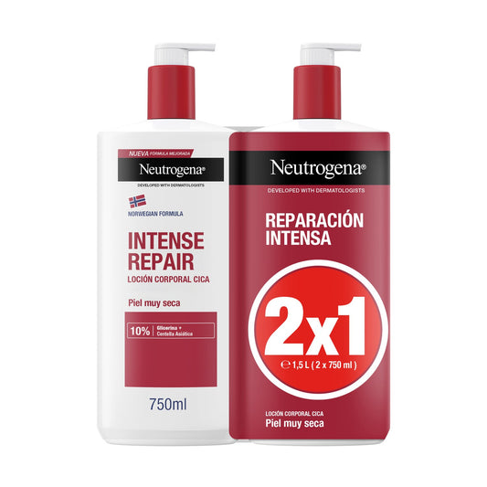 Neutrogena Intense Repair Loción Corporal 2x750ml