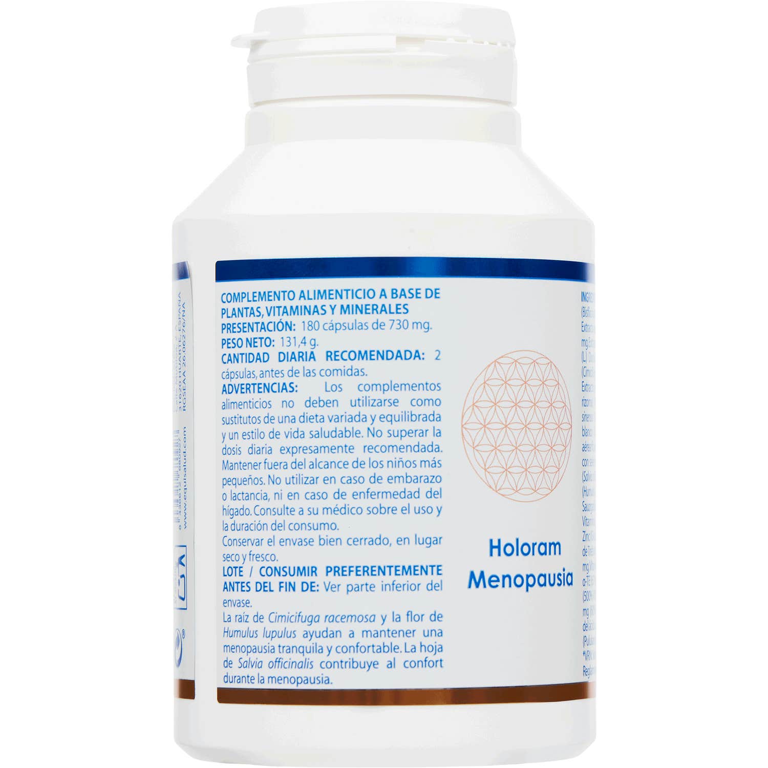Equisalud Holoram Menopausia 180 caps