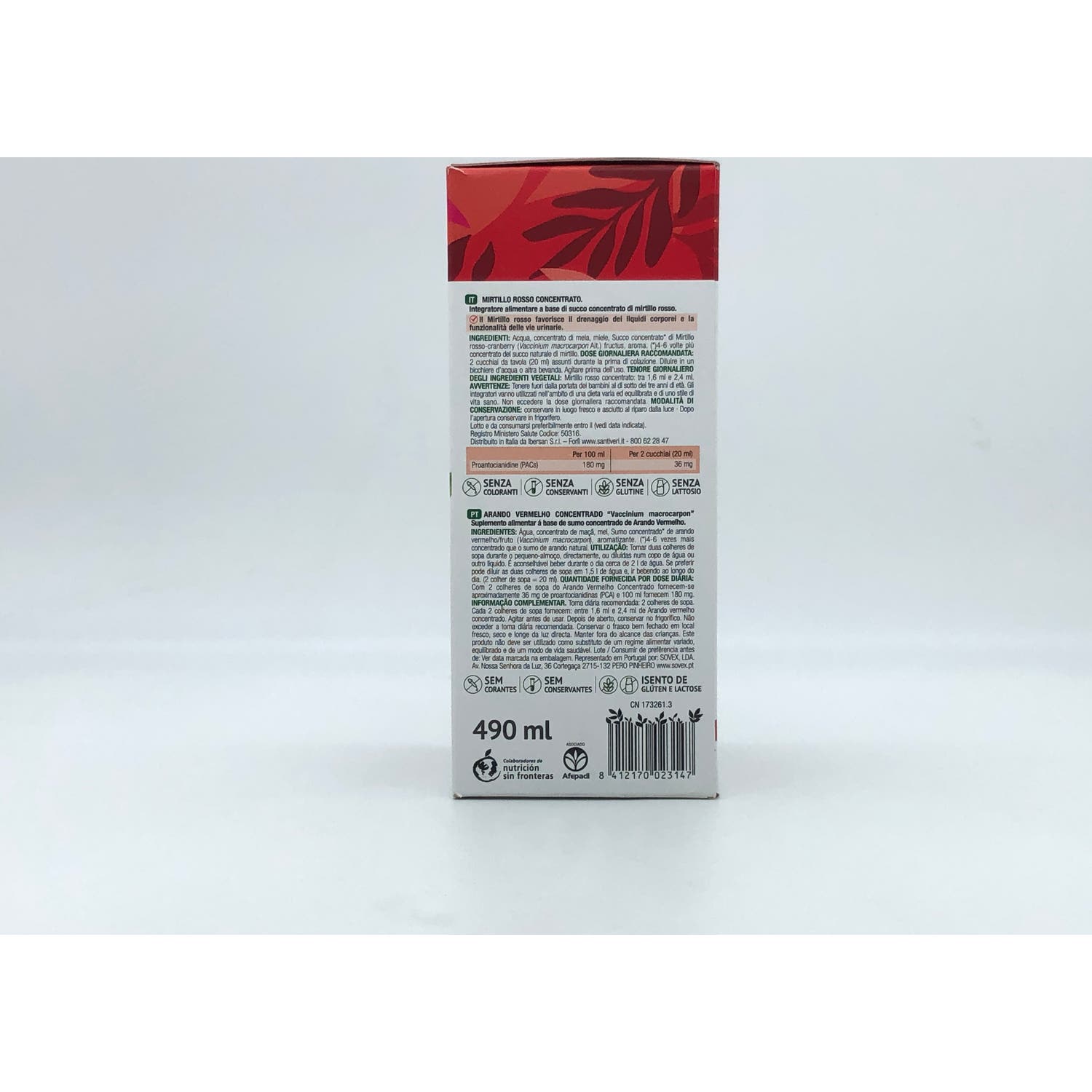 Santiveri Arándano Rojo Concentrado 490ml