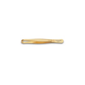 3 Claveles Pinza de Depilar Cangrejo Dorada 9cm 1ud