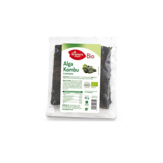 Granero Alimentacion Algas Kombu Bio 50 g