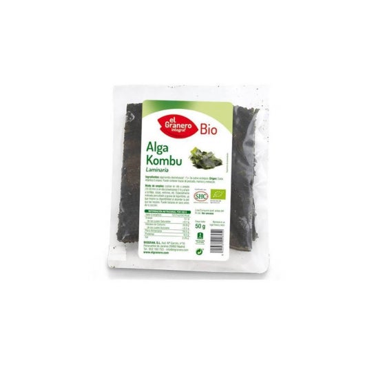 Granero Alimentacion Algas Kombu Bio 50 g