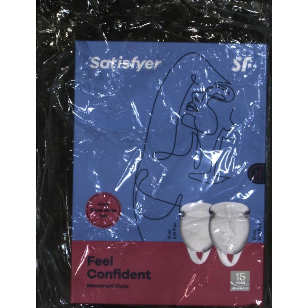 Satisfyer Feel Confident Kit Copa Menstrual Transparente 15+20ml