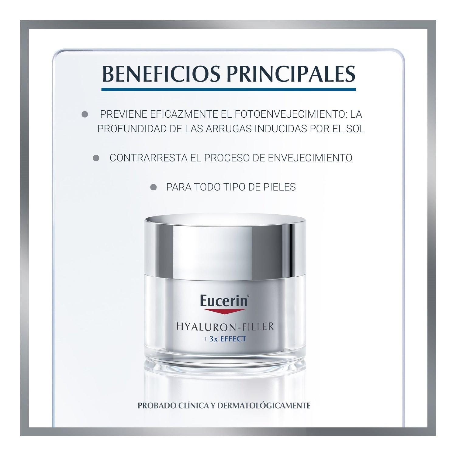 Eucerin Hyaluron-Filler Día 3X Effect SPF30 50ml