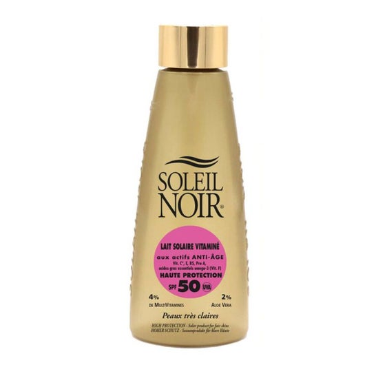 Soleil Noir Leche Solar Vitaminada SPF50 150ml