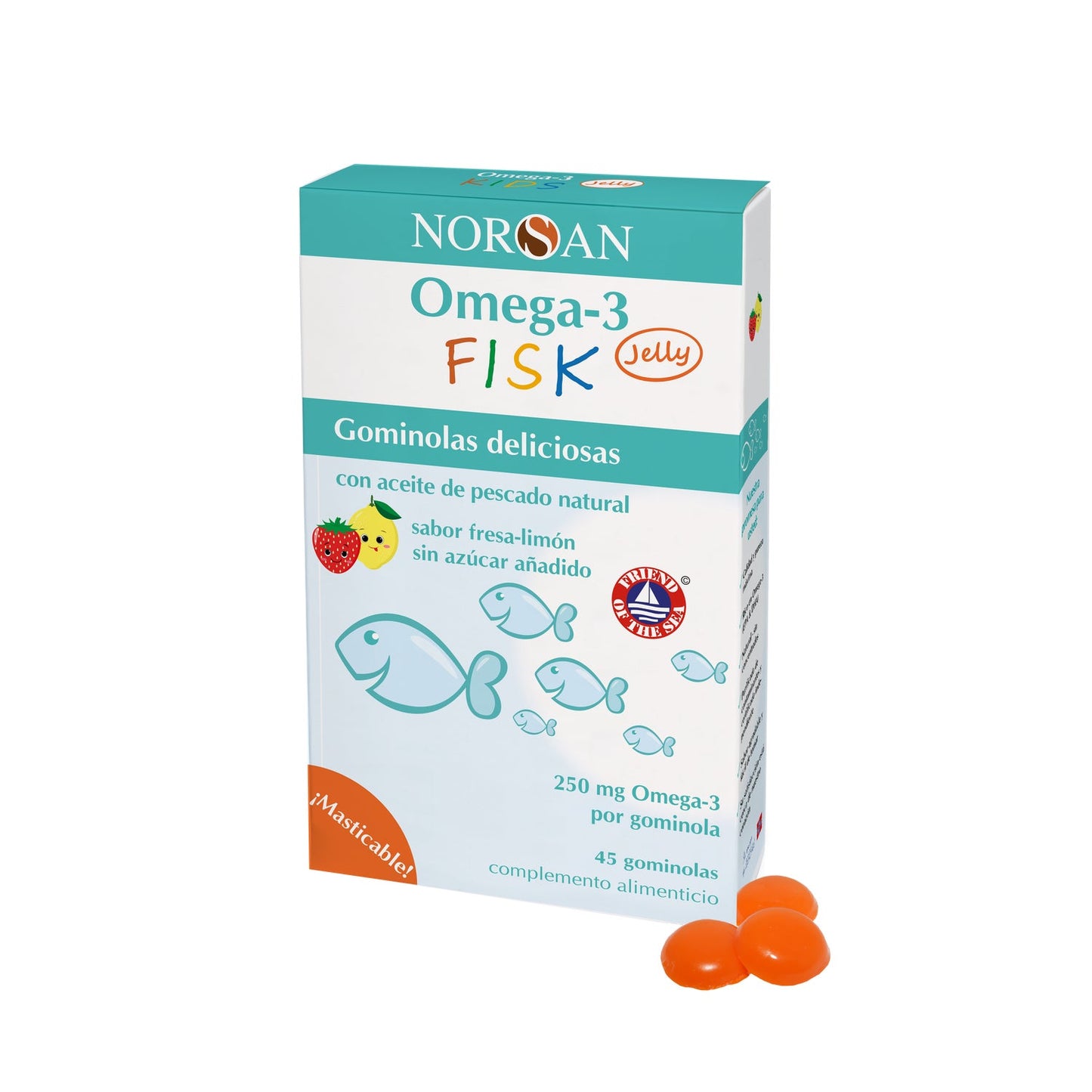 Norsan Omega-3 Fisk Jelly 45 gominolas