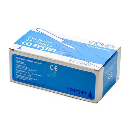 Depresores Madera Corysan 100 U